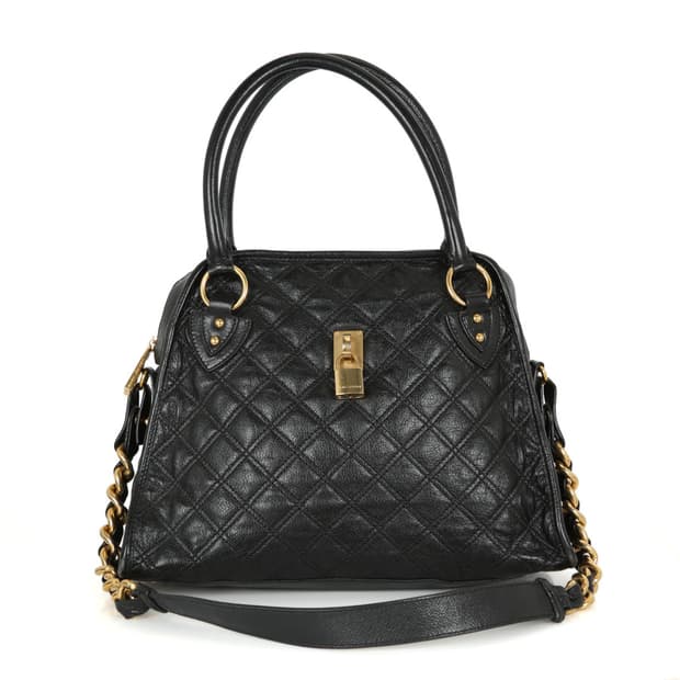 마크제이콥스 스탐백 퀼팅 블랙 금장 체인 숄더