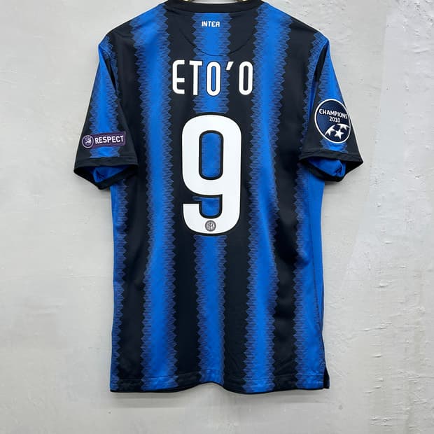 나이키 10-11 인터밀란 홈 챔스킷 No.9 사무엘 에투