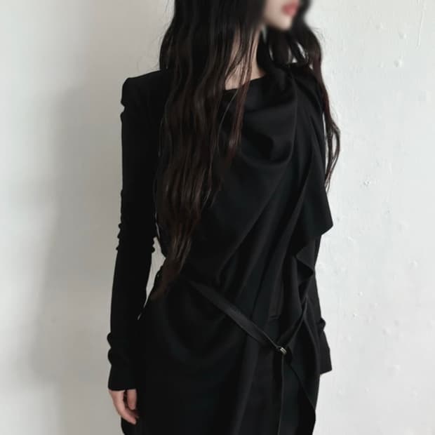 헬무트랭 드레이프 925 가디건