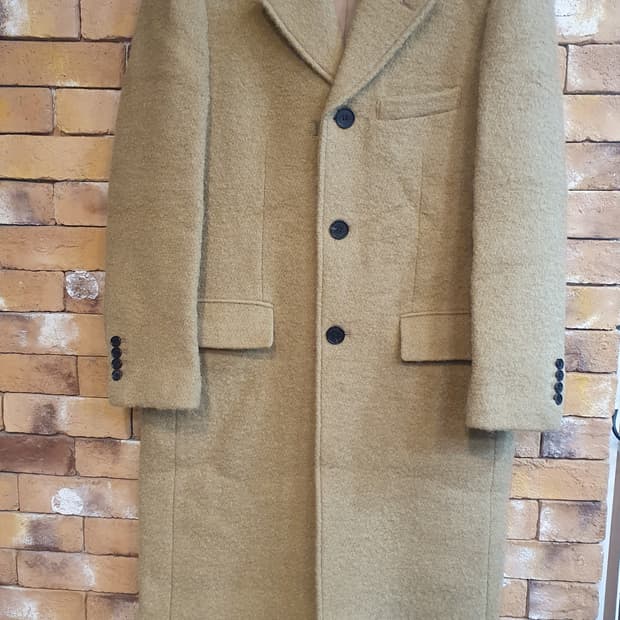 던스트 남성 캐멀색 울 코트 S