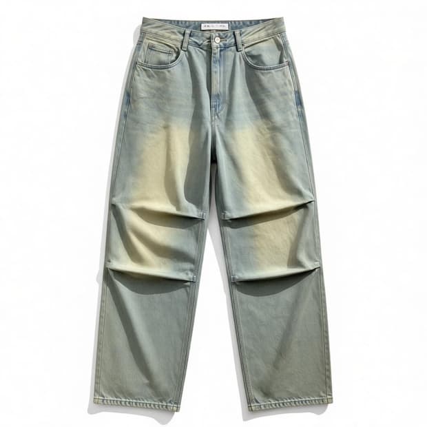 인사일런스 워시드 데님 팬츠 S