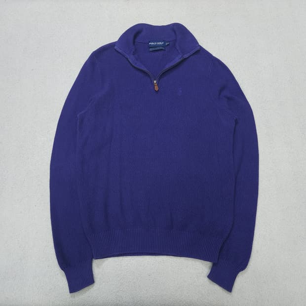 폴로 골프 반집업 니트 m