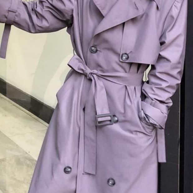 23&24 브랜드 회색 롱 트렌치 코트 A급 저렴하게 판매합니다.(남녀 