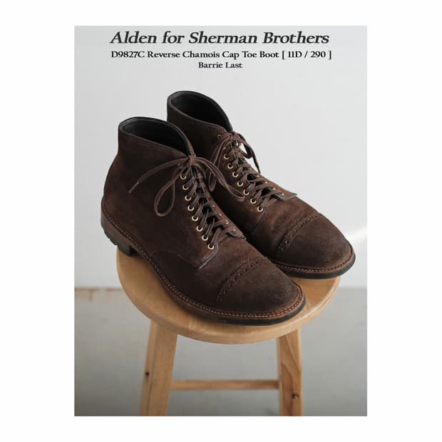 알든 리버스 샤무아 캡토 부츠 11D(290)사이즈 별주모델