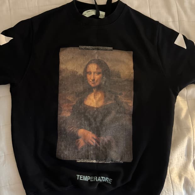 오프화이트 모나리자 맨투맨L