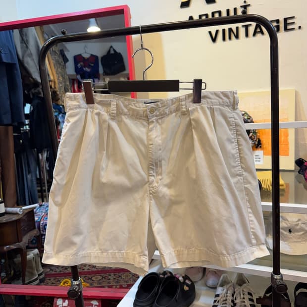 폴로 랄프로렌 빈티지 치노 숏팬츠 화이트 38in