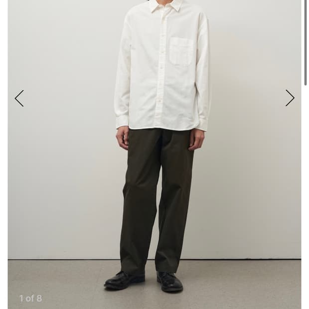 러프사이드 레귤러 치노 팬츠 차콜 1사이즈