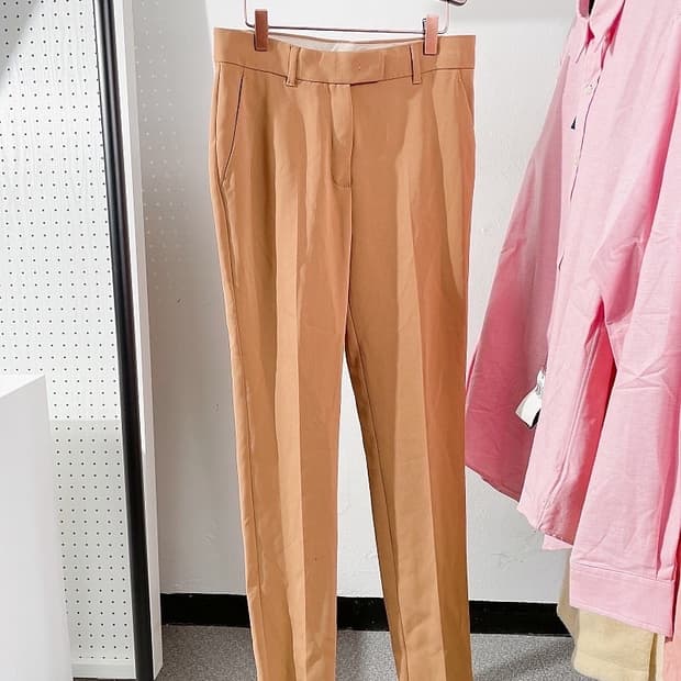 (정품/새상품) MAXMARA 막스마라 여성 베이지 팬츠