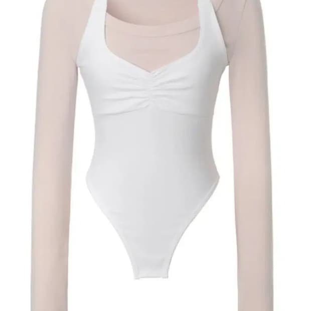 쓰리타임즈 홀터 레이어드 탑 핑크