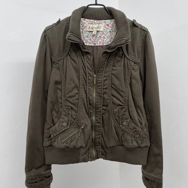 y2k 절개 디테일 버튼 자켓