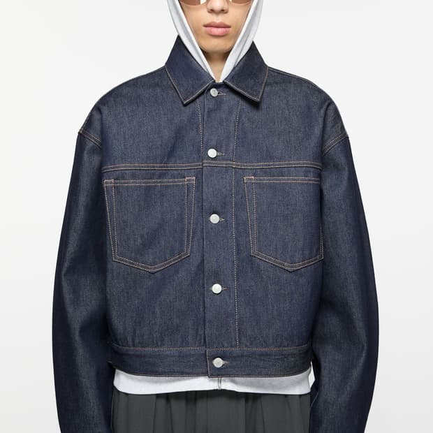 아크네 스튜디오 데님재킷 박시핏  스몰사이즈(105사이즈)