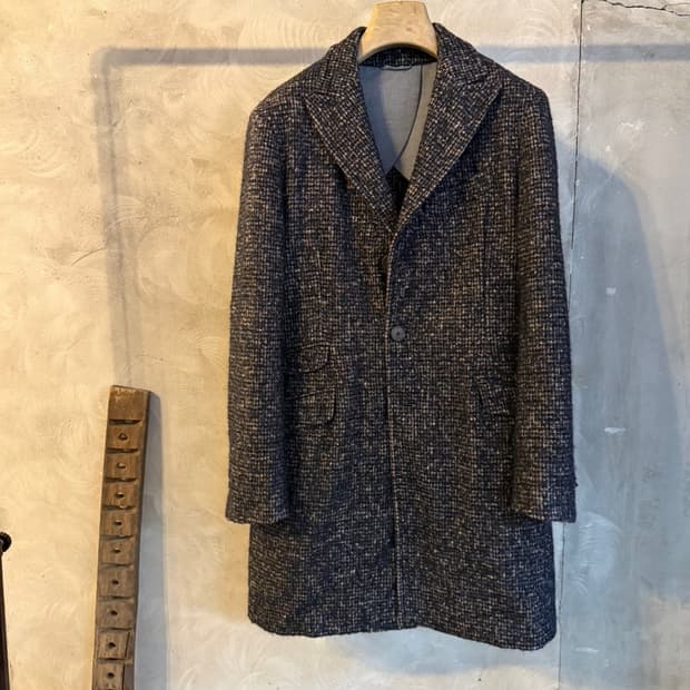 Hevo 헤보 모헤어 체스터필드 코트 100