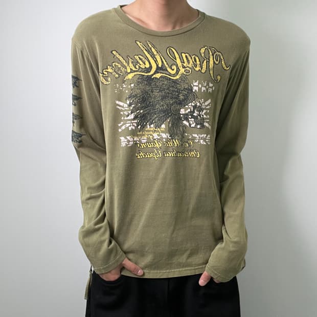 jpn vtg 일본 빈티지 펑크 롱슬리브 긴팔 티셔츠 L