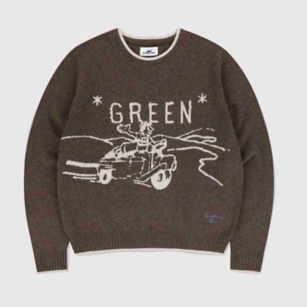 썬러브 브라운 니트 