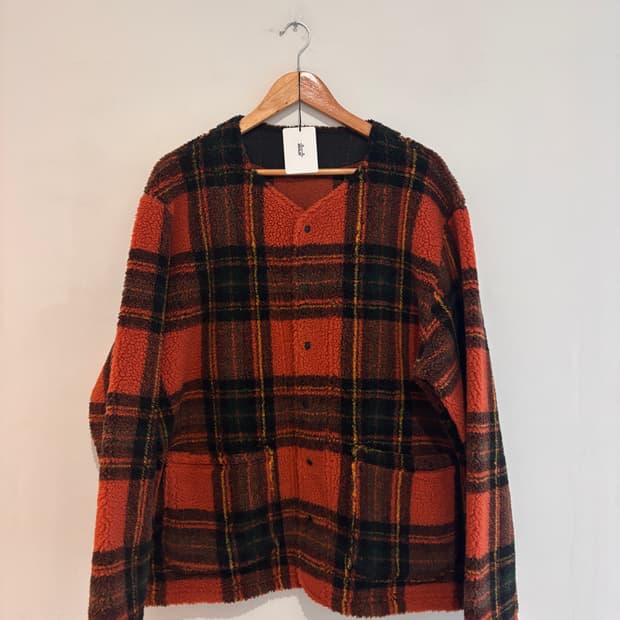 South2west8 P.P cardigan tartan 