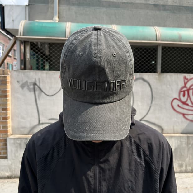 준지 그레이다잉 유겟오프 자수 볼캡