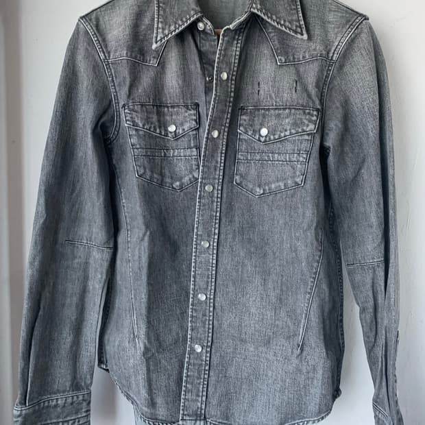 number (n)ine 웨스턴 셔츠 M