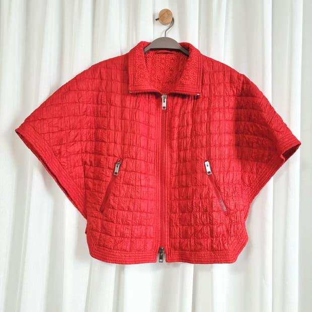 에르마노 설비노 퀼팅 점퍼 숏 자켓 (5566/38) 상태최상/컬렉션피스