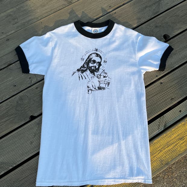 2000s Jesus Ringer T Shirts