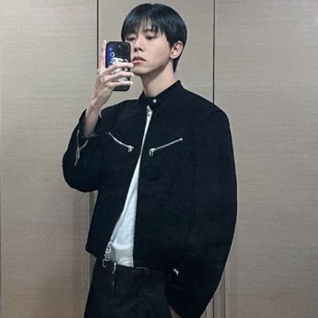 토니웩 카프레이서 스웨이드 블루종 자켓 L사이즈