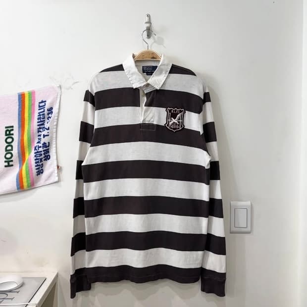 446. 폴로 스트라이프 럭비티 카라티