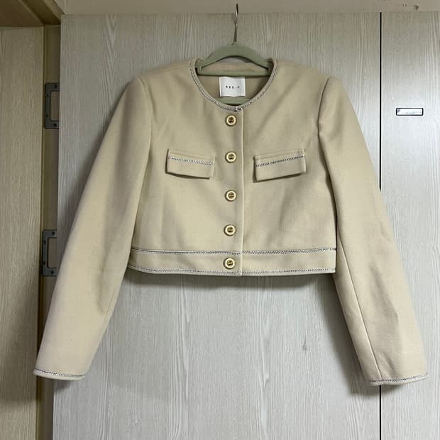 하객룩 크롭자켓