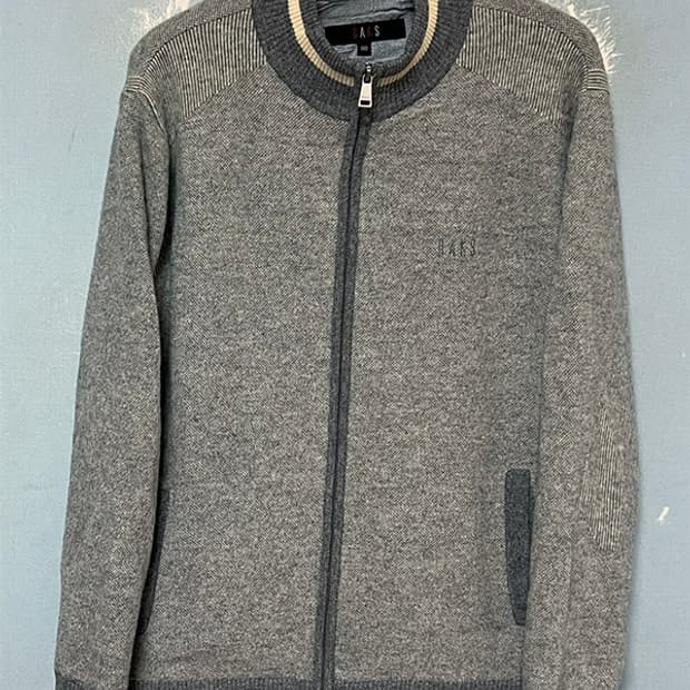 DAKS 닥스 남자 니트집업 가디건 방풍 울 L 95-100