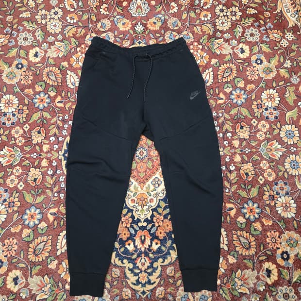 [L] 나이키 테크 플리스 조거 팬츠 블랙