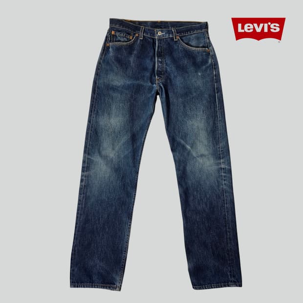 [W34L32]00s 리바이스 USA 501 데님 팬츠