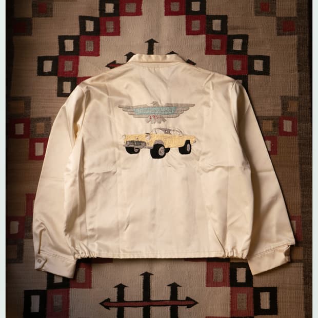 *50-60s Satin Car Club Racing Jacket