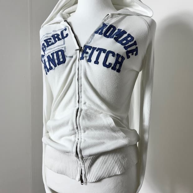 아베크롬비 흰파 후드집업