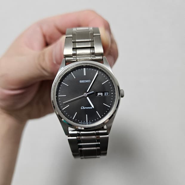 세이코 크로노스 빈티지 쿼츠 시계 Seiko Chronos Vintage