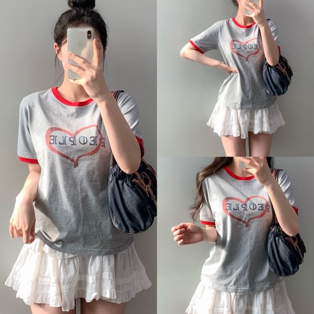 시엔느 피플 링거 반팔티