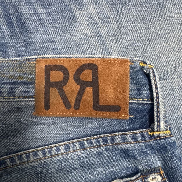 Rrl selvedge slim fit denim 31x30