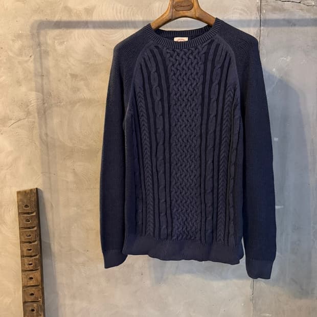 브룩스 브라더스 케이블 니트 100