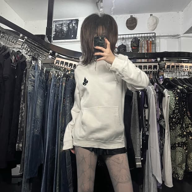 스투시 프린팅 후드