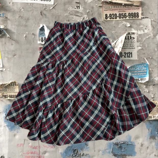 니혼진, 펑크 빈티지 체크 스티커 