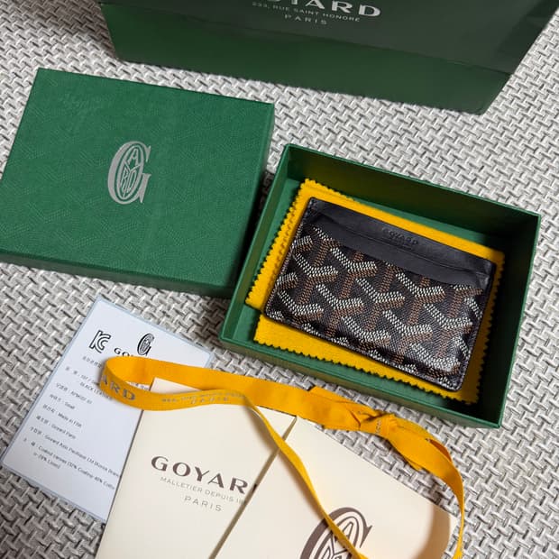 풀박스 고야드 생쉴피스 카드지갑 블랙 