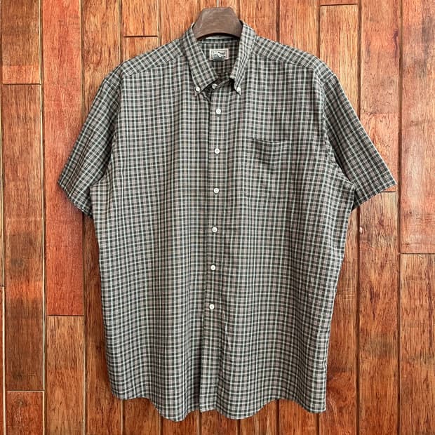 LL Bean 카키체크셔츠
