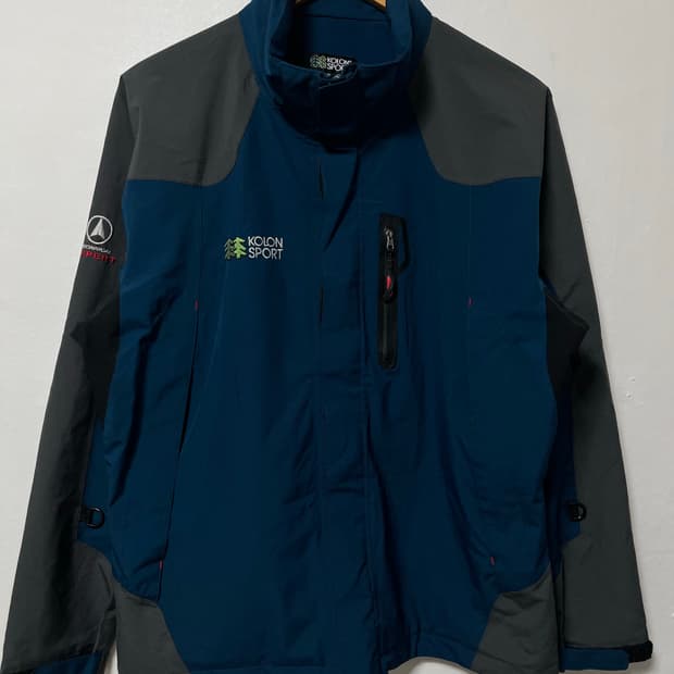 100 코오롱스포츠 기능성 바람막이 자켓 정품