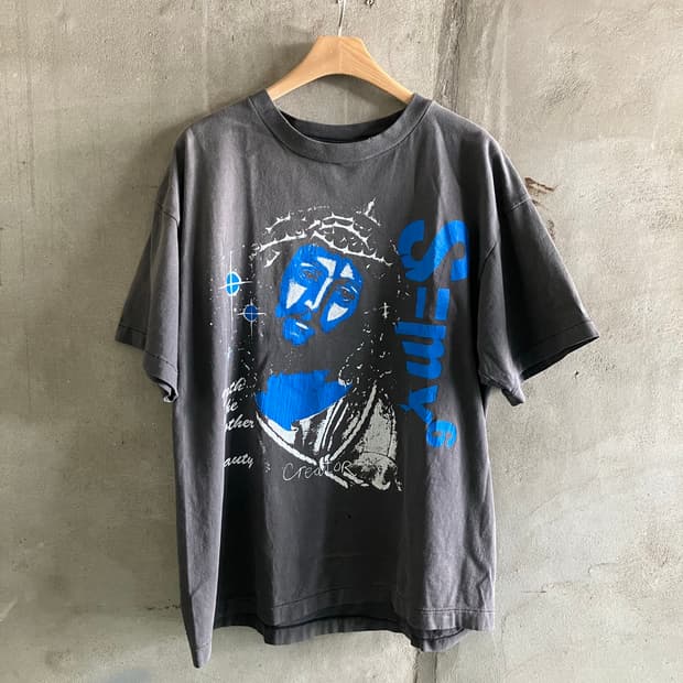 세인트미카엘 DEATH IS MTHR 티셔츠 블랙 XL