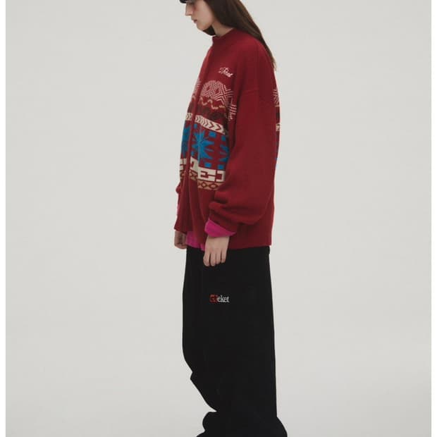 테켓 코듀로이 팬츠 M 블랙 