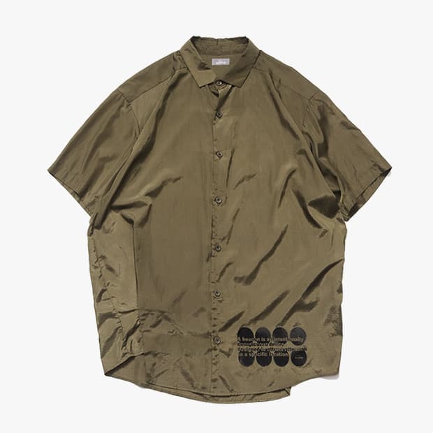 KOLOR BEACON - RIPSTOP NYLON SHIRT