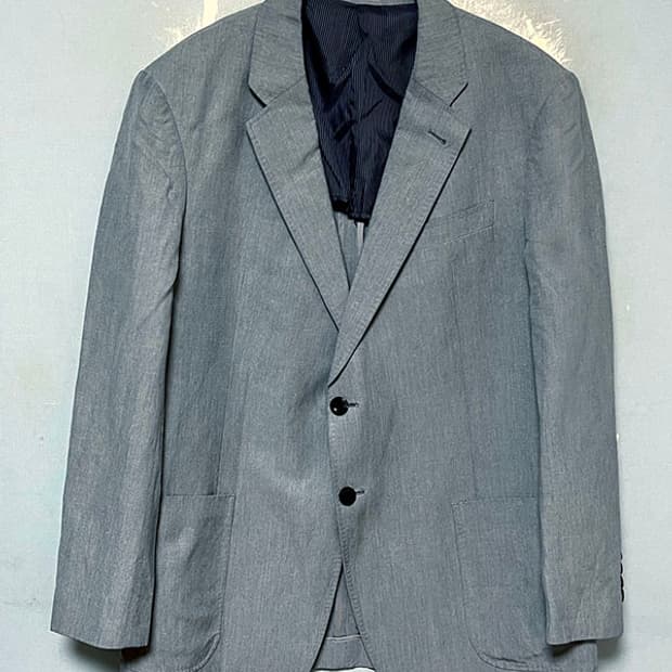 아르마니 꼴레지오니 남자 블레이저 춘하 솔리드 캐주얼 매장판 L 100