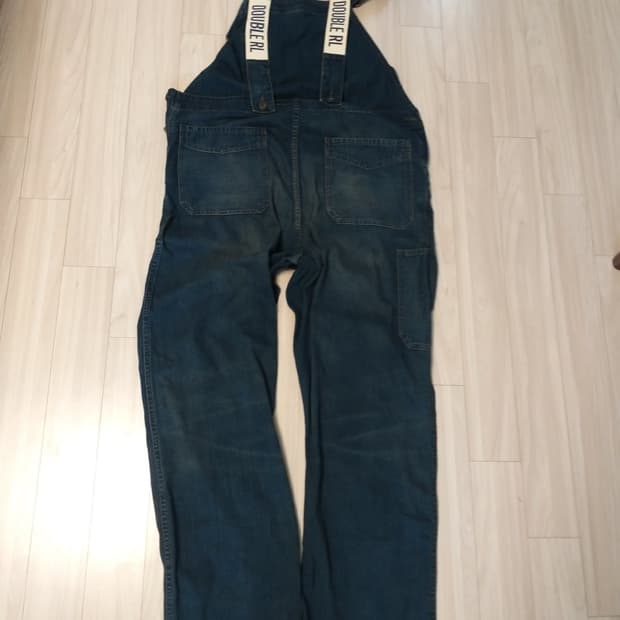 RRL 더블알엘 데님 오버롤 L