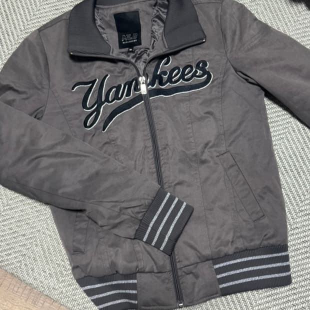 빈티지 엠엘비 초코 누빔 집업