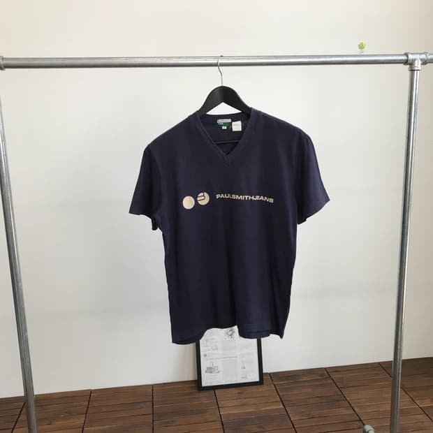 00's Paul Smith Jeans Logo V-Neck Tee