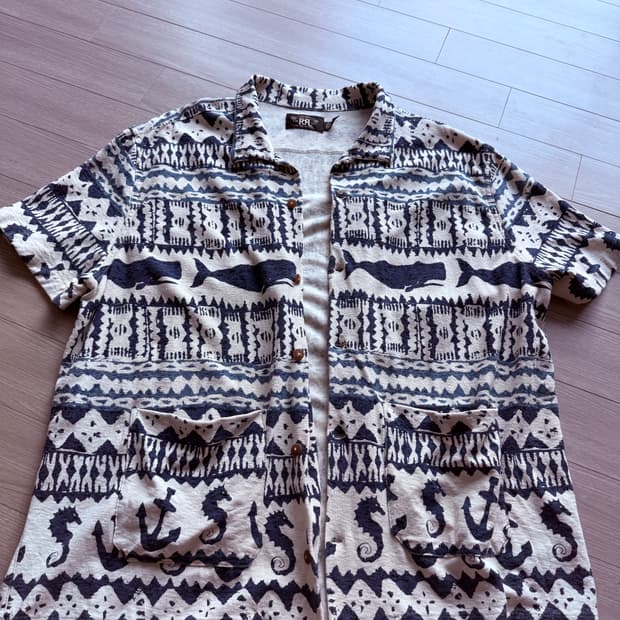 rrl 더블알엘 고래셔츠 xl