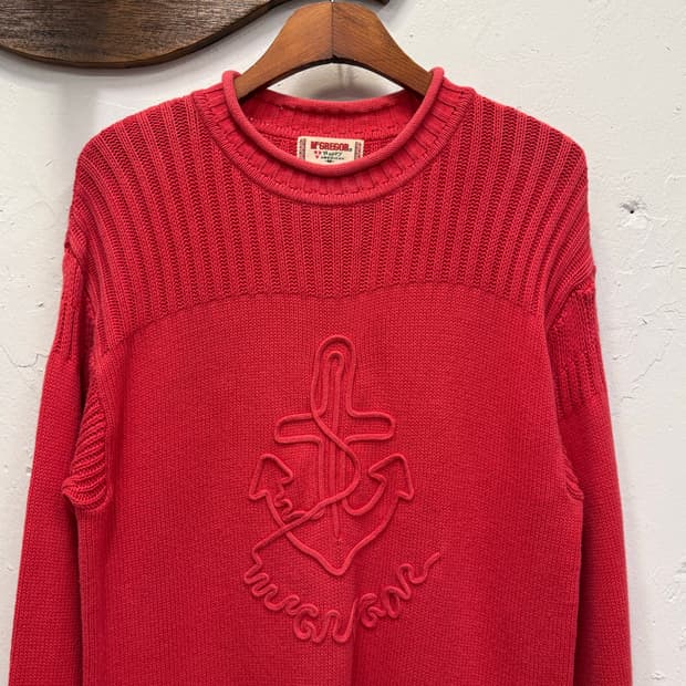 M) 90s McGREGOR 맥그리거 Anchor Cotton Knit 