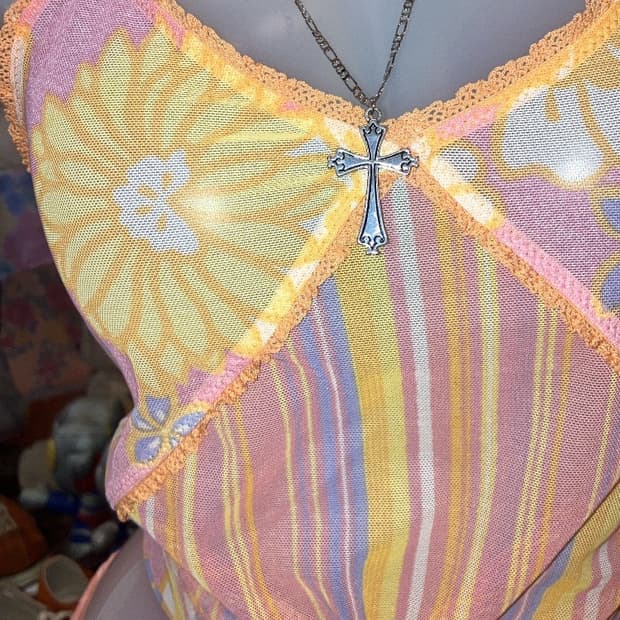 antique the Cross necklace